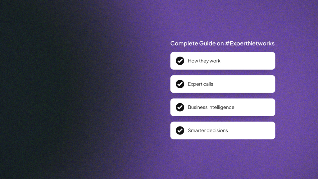 Expert Networks 2026